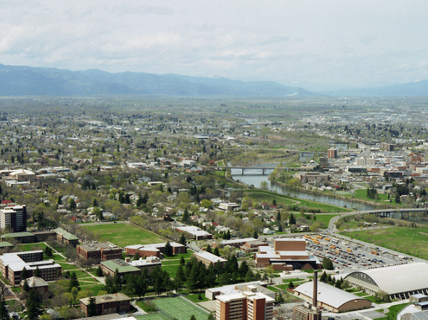 Photo: Missoula, Montana. Credit: Ken Eckert; Wikimedia Commons.