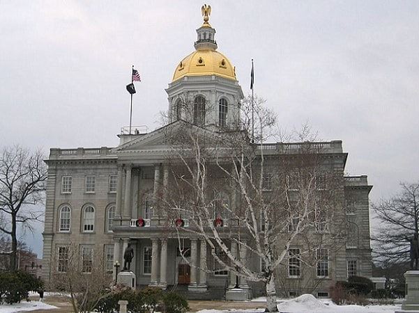Photo: the New Hampshire State House in Concord, New Hampshire. Credit: Jared C. Benedict; Wikimedia Commons.