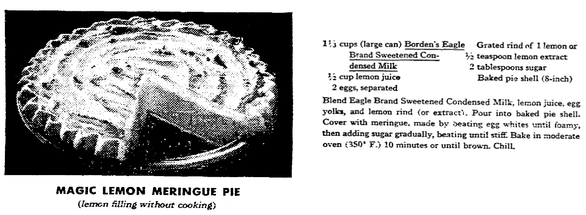 A recipe for lemon meringue pie, San Francisco Chronicle newspaper article 2 May 1941