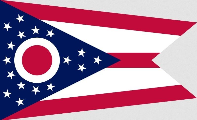 Illustration: Ohio state flag