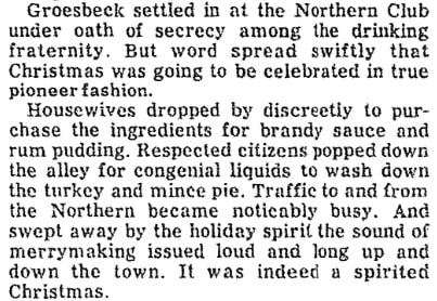 An article about a bootlegger in Las Vegas during Prohibition, Las Vegas Review-Journal newspaper article 21 December 1975