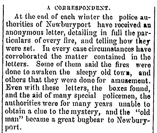 An article about Leonard Choate's letters, Schenectady Evening Star newspaper article 4 March 1869