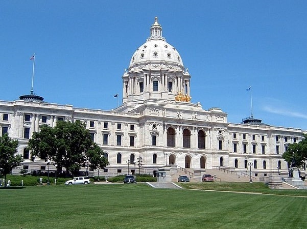 Photo: the Minnesota State Capitol in Saint Paul, designed by Cass Gilbert. Credit: Mulad; Wikimedia Commons.