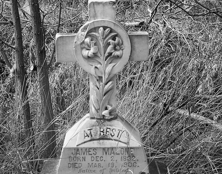 Photo: gravestone from “Cemeteries of the Eastern Sierra” by David Ortega