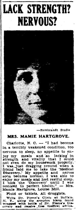 An article about Mamie Hartgrove, Greensboro Daily News newspaper article 6 May 1931