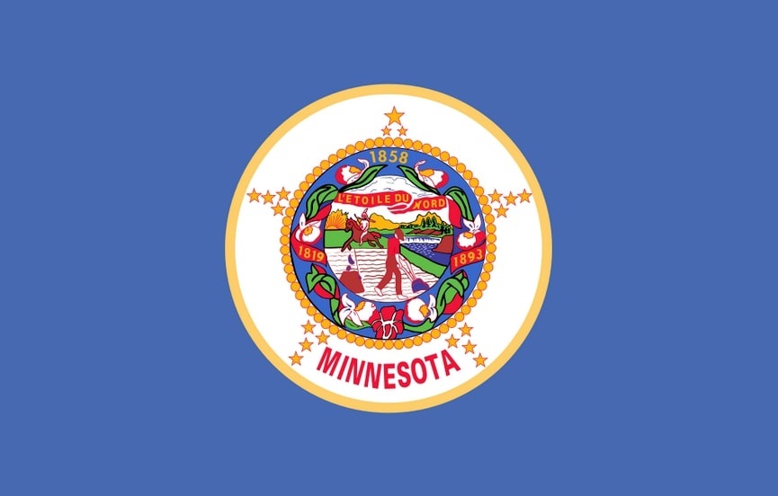 Illustration: Minnesota state flag