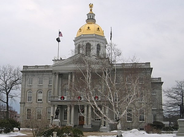 Photo: the New Hampshire State House in Concord, New Hampshire. Credit: Jared C. Benedict; Wikimedia Commons.