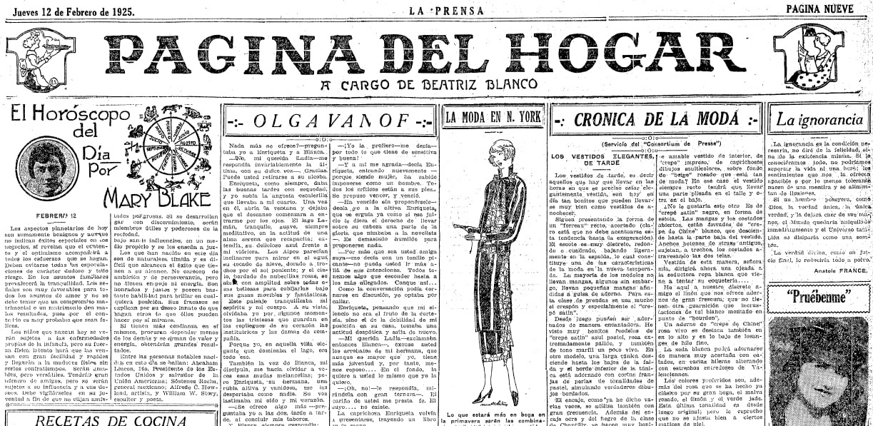 La Prensa (San Antonio, Texas), 12 February 1925, page 9