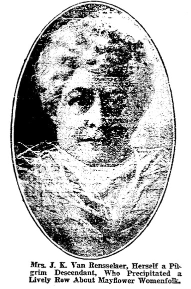 An article about Mrs. Van Rensselair, San Diego Union newspaper article 16 July 1922