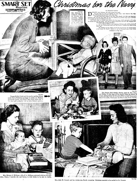 An article about Christmas, Detroit Times newspaper article 17 October 1943
