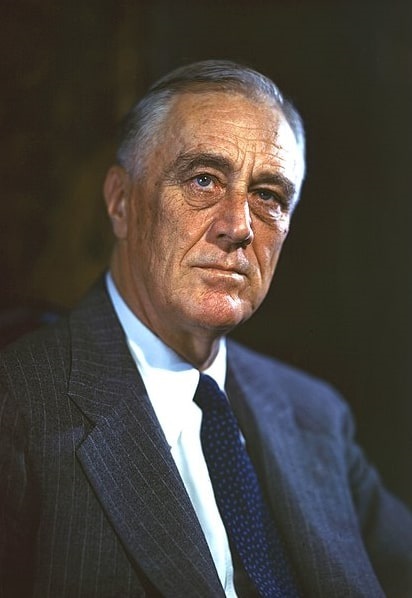 Photo: portrait of President Franklin D. Roosevelt, by Leon A. Perskie, 21 August 1944