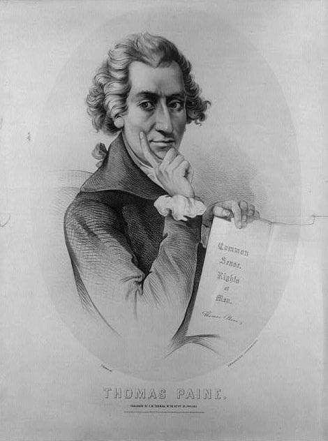 Illustration: Thomas Paine, by Peter Kramer, 1851