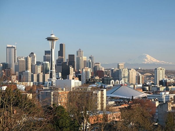Photo: Seattle, Washington. Credit: Daniel Schwen; Wikimedia Commons.