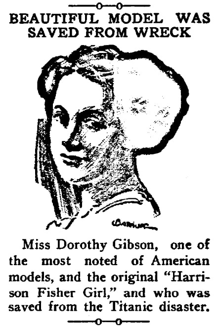 An article about Dorothy Gibson, Day Book newspaper article 19 April 1912