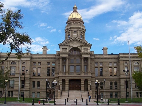 Photo: Wyoming State Capitol, Cheyenne, Wyoming. Credit: Bradlyons; Wikimedia Commons.