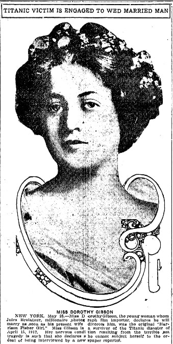 An article about Dorothy Gibson, Tampa Tribune newspaper article 27 May 1913