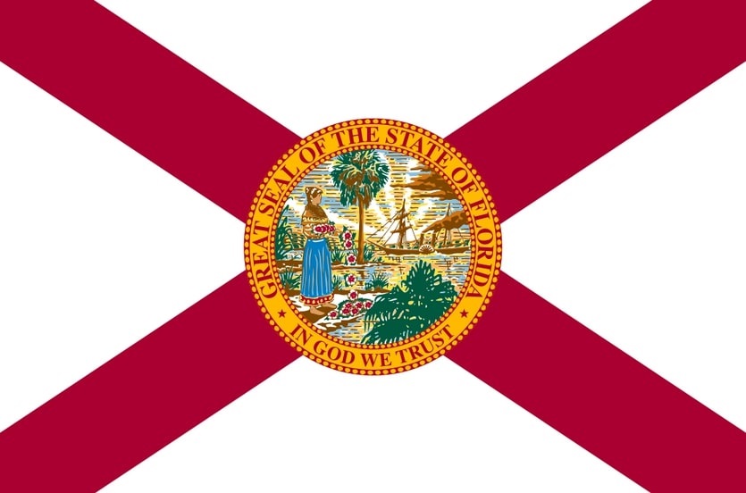 Illustration: Florida state flag. Credit: Wikimedia Commons.