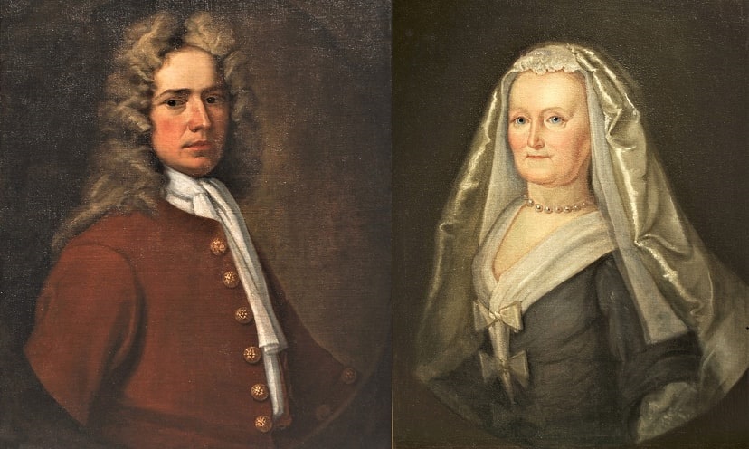 Illustration: portraits of John Bolling and Mary Kennon, Muscarelle Museum of Art, gift of Mrs. Robert Malcolm Littlejohn, 1940. Credit: Wikimedia Commons.
