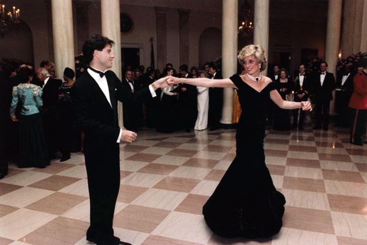 Photo: Princess Diana and John Travolta dancing at the White House, 11 November 1985. Credit: Ronald Reagan Library.