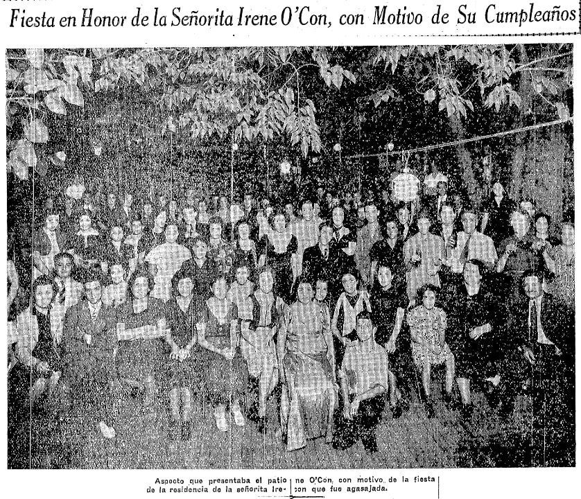 An article about a fiesta, Prensa newspaper article 25 September 1938