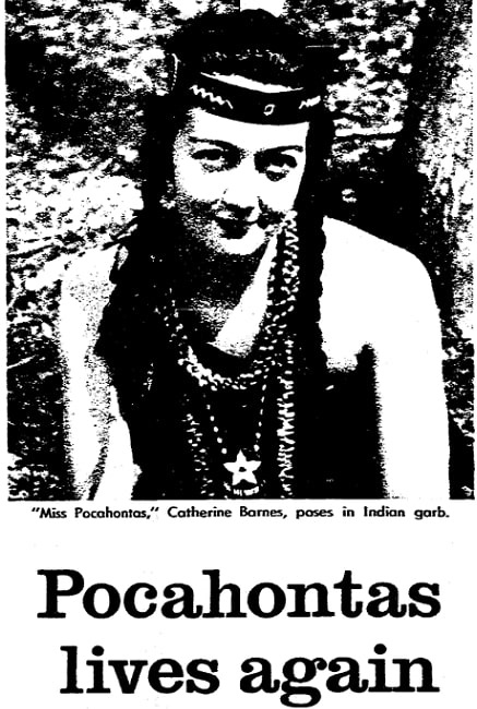 An article about Catherine Barnes, San Diego Union newspaper article 13 May 1962