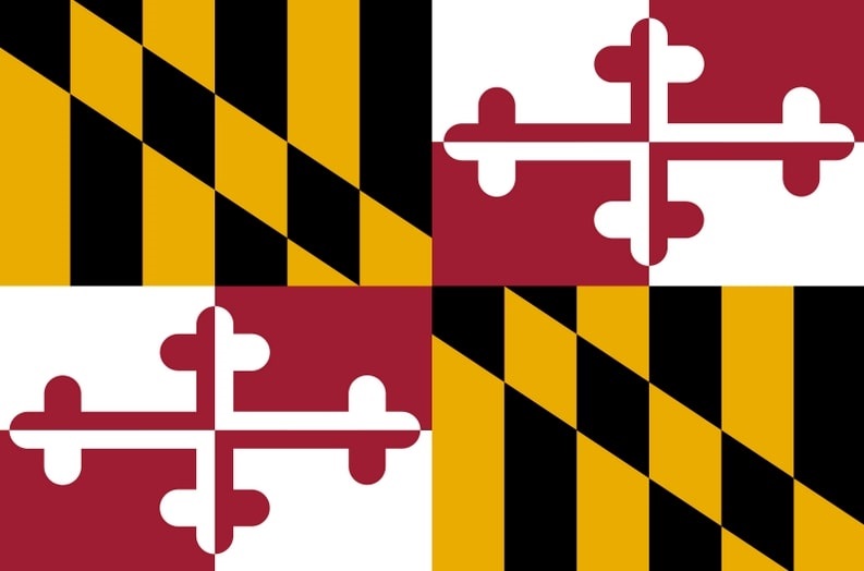Illustration: Maryland state flag. Credit: Wikimedia Commons.