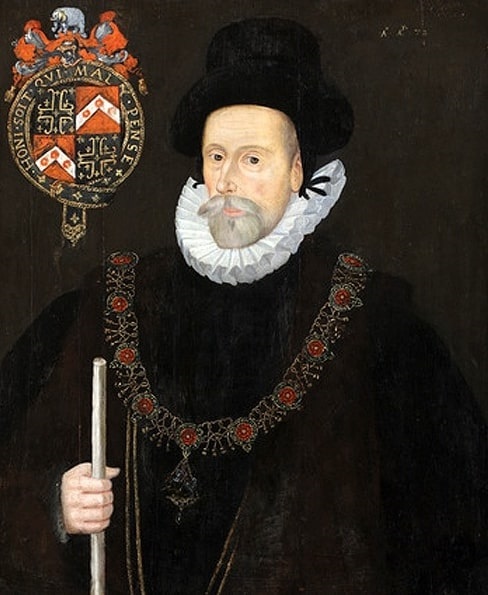 Illustration: portrait of Sir Francis Knollys. Credit: Greys Court; Wikimedia Commons.
