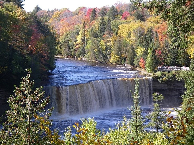 Photo: the Tahquamenon Falls in Michigan’s Upper Peninsula. Credit: Wpwatchdog; Wikimedia Commons.