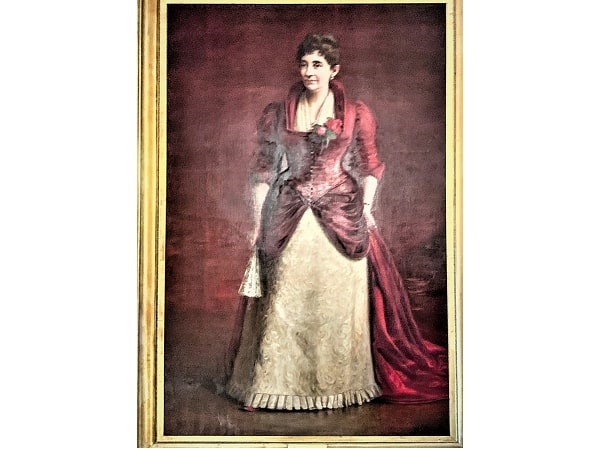Illustration: portrait of Margaret Olivia Slocum Sage by John Colin Forbes. Credit: Risley Hall, Cornell University; Wikimedia Commons.