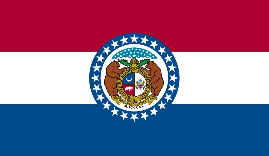 Illustration: Missouri state flag. Credit: Wikimedia Commons.