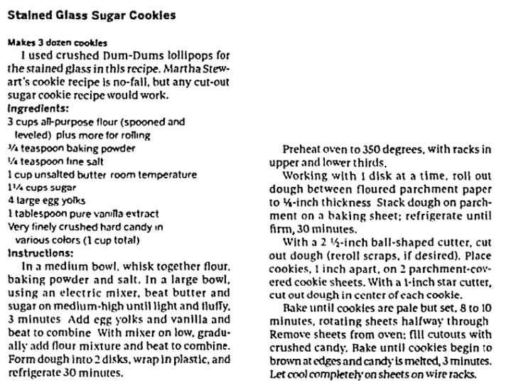 Recipe for using leftover Halloween candy, Huntsville Times newspaper article 1 November 2017