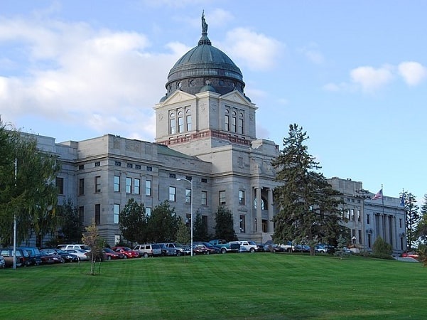 Photo: Montana State Capitol, Helena, Montana. Credit: Parkerdr; Wikimedia Commons.