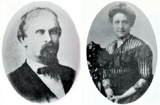 Photo: Helen Keller’s parents Arthur Henley Keller and Catherine Everett Adams. Courtesy of Michelle Skolyak of Skolyak-Homer Family.