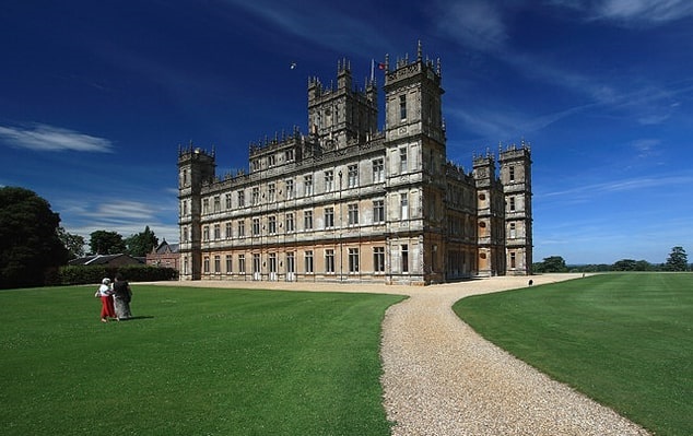 Photo: Highclere Castle, Hampshire, England (the fictional Downton Abbey). Credit: Mike Searle; Wikimedia Commons.