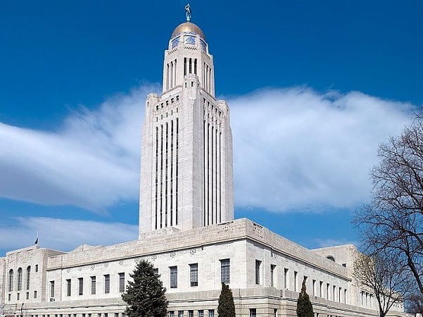 Photo: the Nebraska State Capitol in Lincoln, Nebraska. Credit: Carol M. Highsmith; Library of Congress, Prints and Photographs Division.