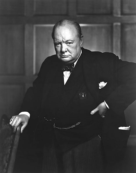 Photo: British Prime Minister Winston Churchill, “The Roaring Lion,” by Yousuf Karsh, 30 December 1941. Credit: Library and Archives Canada; Wikimedia Commons.