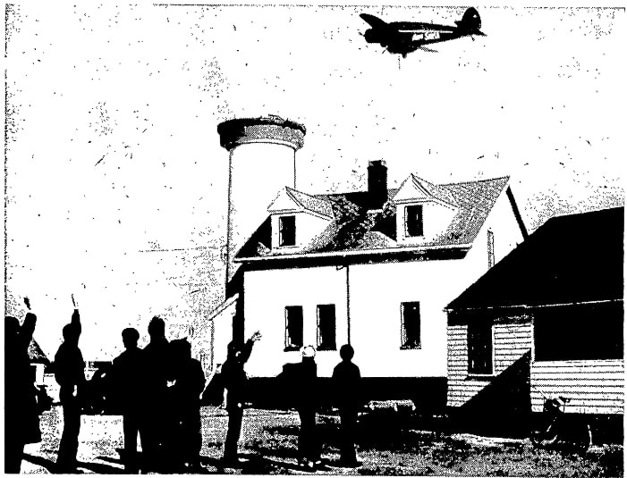 Photo of Edward Snow making a delivery, Newark Star-Ledger newspaper article 15 December 1948