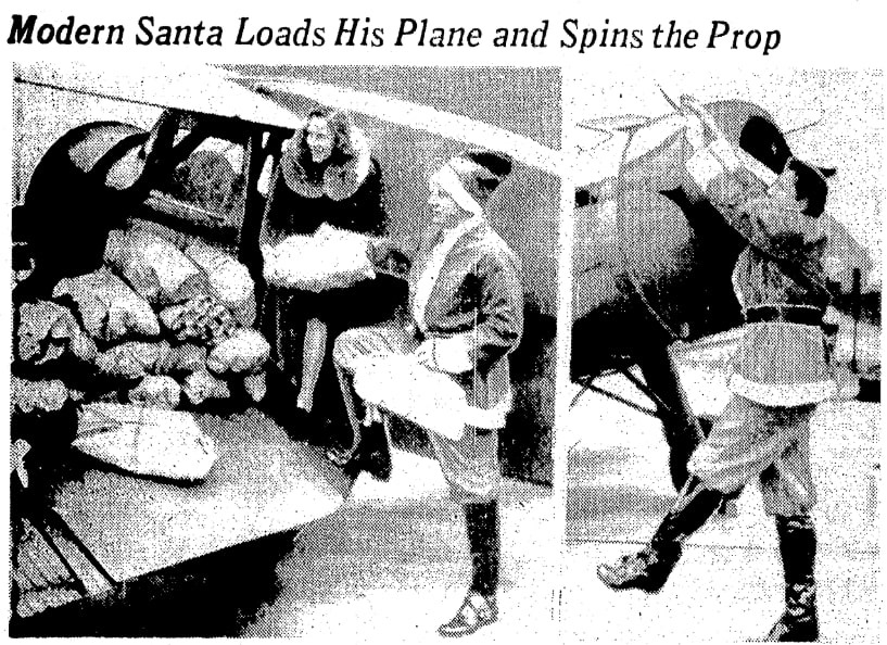 Photos of Edward Snow in action, Omaha World-Herald newspaper article 23 December 1940