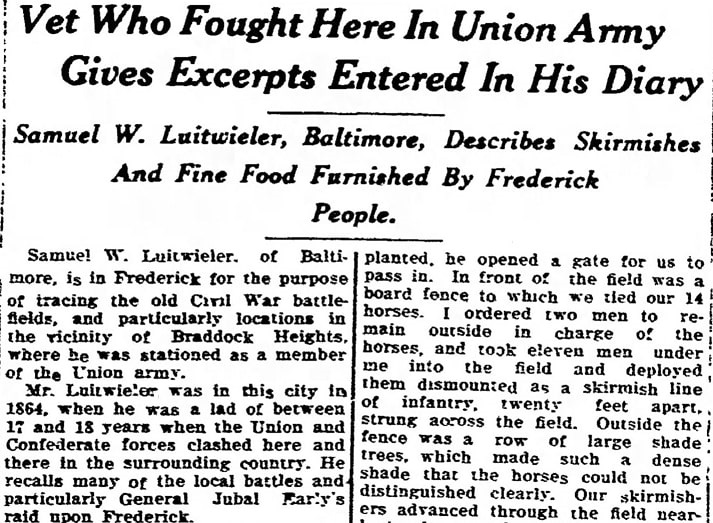 An article about Samuel Luitwieler, News newspaper 18 July 1924