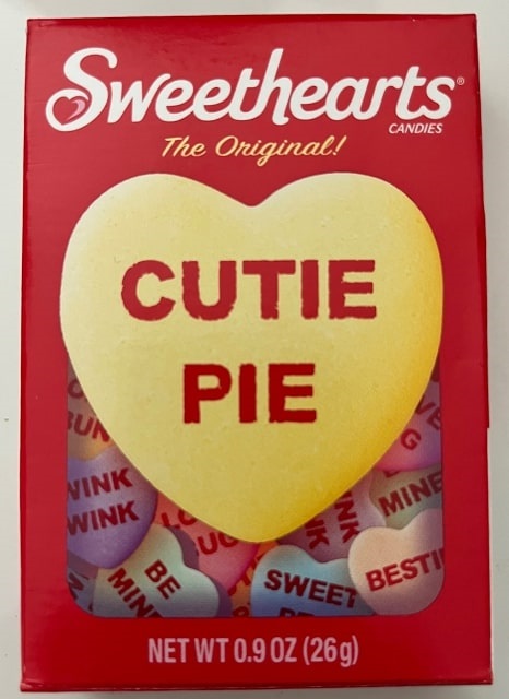 Photo: box of candy hearts for Valentine’s Day. Credit: Gena Philibert-Ortega.