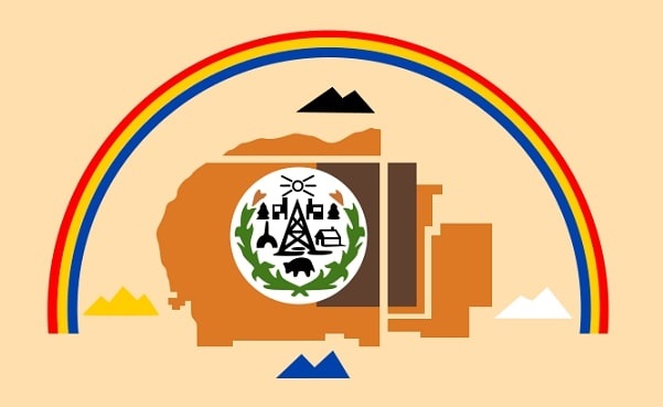 Illustration: flag of the Navajo Nation. Credit: Himasaram; Wikimedia Commons.