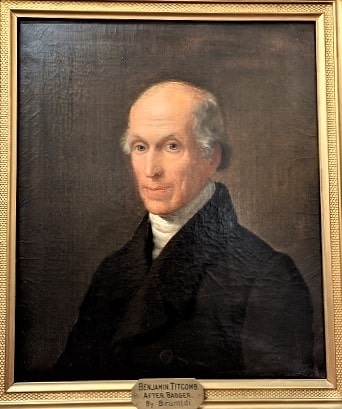 Illustration: portrait of Rev. Benjamin Titcomb. Courtesy of the Portland Maine Library Collection, Maine.