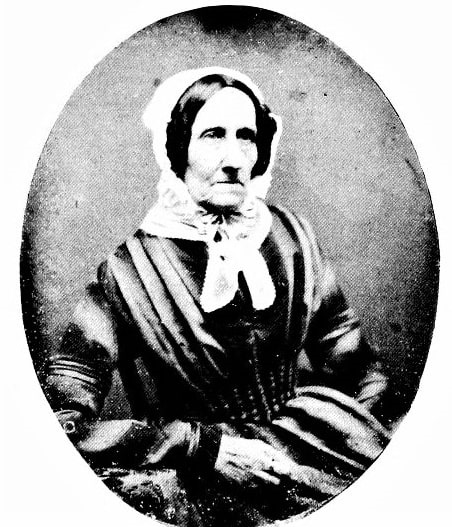 Photo: Eunice Quinby Day (1783-1862), daughter of Captain John Quinby and Eunice Freeman; wife of Ezekiel Day. From the Genealogical History of the Quinby (Quimby) Family in England and America by Henry Cole Quimby.