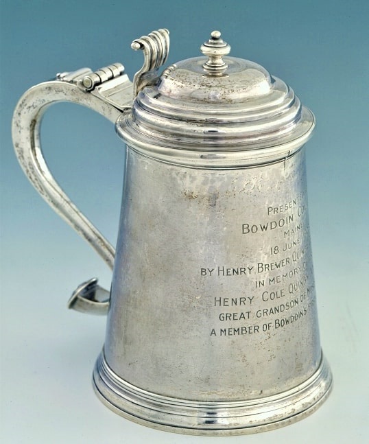 Photo: Quinby-Titcomb tankard. Credit: Bowdoin College Museum of Art Collection. Courtesy of Bowdoin College, Maine.