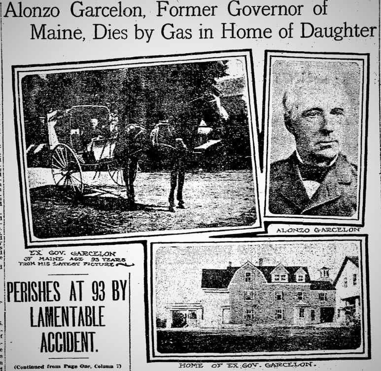 An article about Alonzo Garcelon, Boston Herald newspaper 9 December 1906