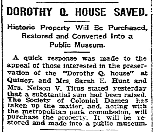 An article about Sarah Hunt, Boston Herald newspaper 24 April 1904