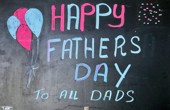 Photo: Father’s Day sign at the strawberry farm in Queensland, Australia. Credit: Kgbo; Wikimedia Commons.