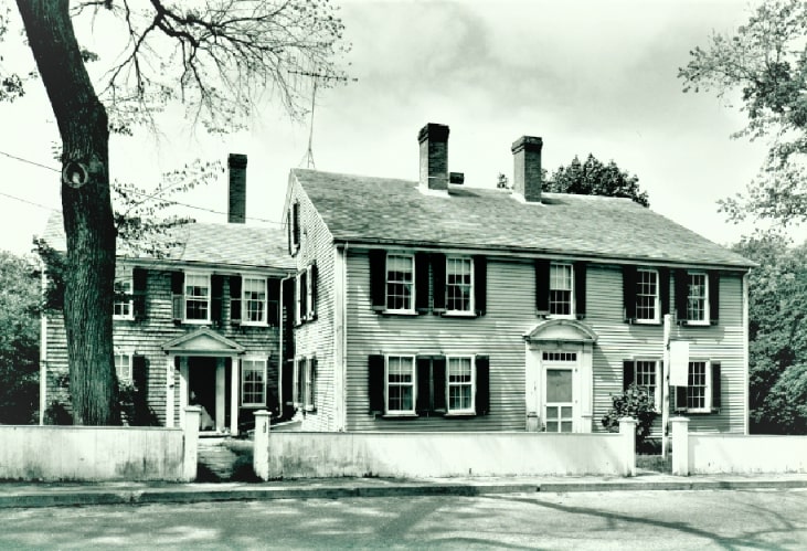 Photo: Crocker Tavern House, 3095 Main St, Barnstable, Massachusetts. Credit: Historic New England Collection via Digital Commonwealth.