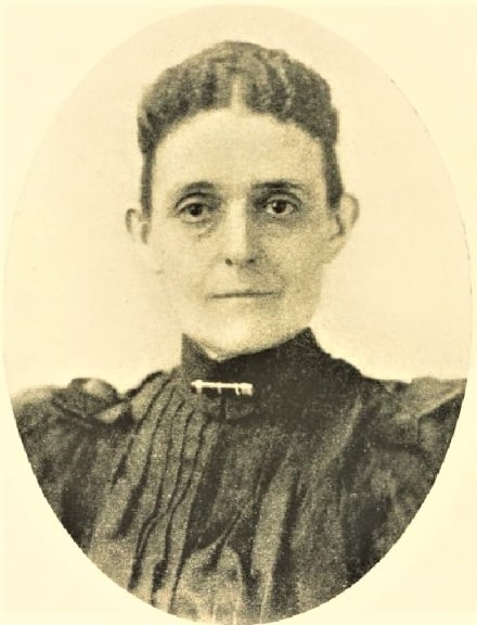 Photo: Mrs. Frances Avery Haggard (1846-1907), Third State Regent, Nebraska Society, Daughters of the American Revolution. Photo taken in 1898. Credit: Collection of Nebraska Pioneer Reminiscences, Nebraska Society of Daughters of the American Revolution.