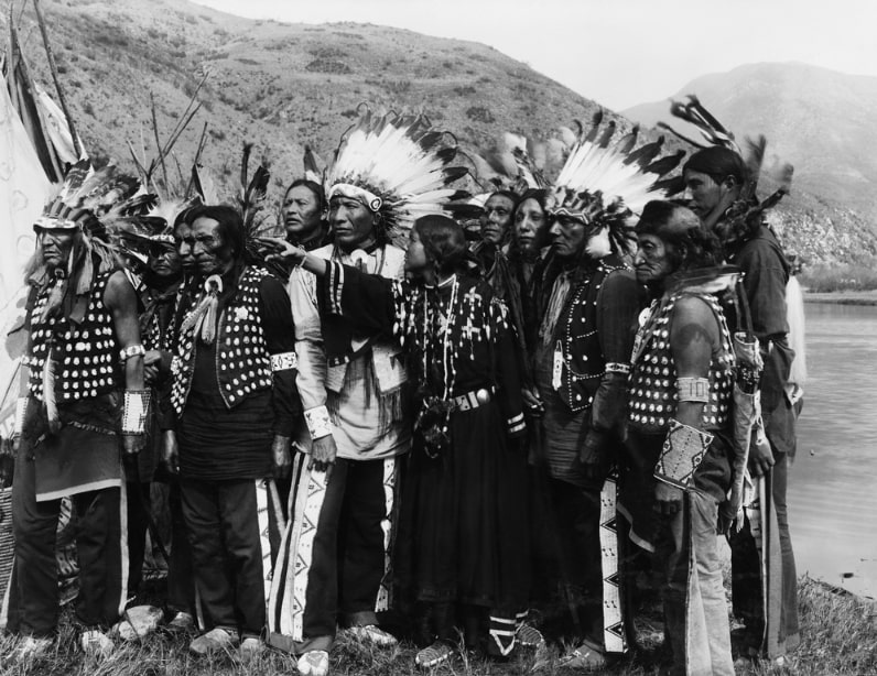 Photo of a group of Native Americans